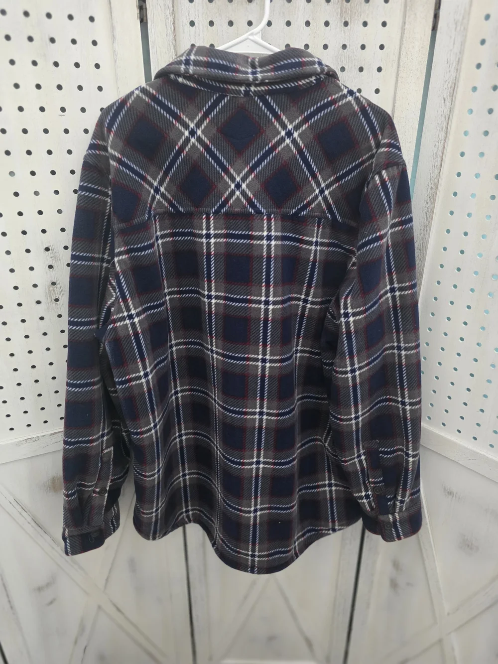 Freedom Founders Mens Plaid Sherpa Ligned Jacket Size XXL